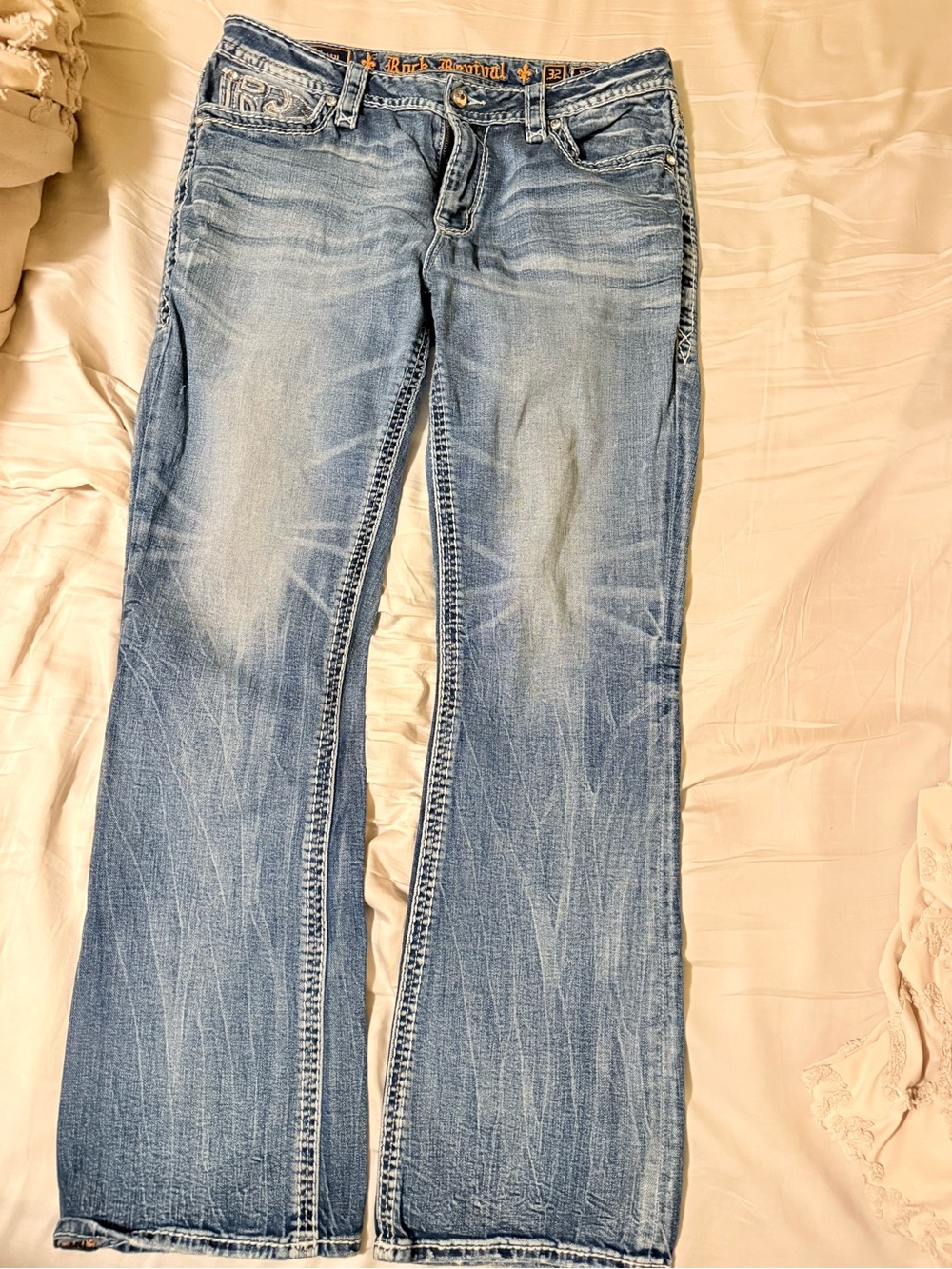 Rock Revival Light Wash Easy Boot Jeans